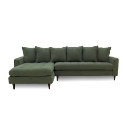 Sala Esquinera B/izq Tela Verde Marok