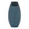 Jarron Olas DÚo Grande 29 Cm Azul