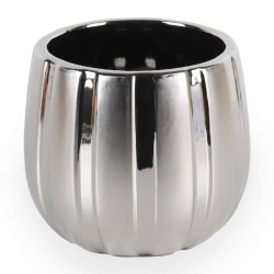 Base Lineas Verticales 16 Cm Plateada