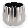 Base Lineas Verticales 16 Cm Plateada